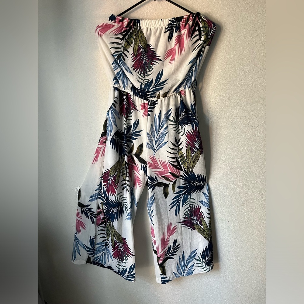 Strapless Purple Snow Jumpsuit size M